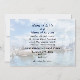 Invitation Produits de mariage MD - Boat Basin Fells Point