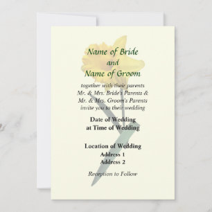 Invitation Produits Mariages Daffodil Waving Hi