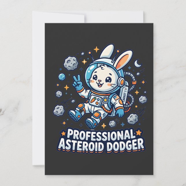 Invitation Professional Asteroid Dodger Bunny (Devant)