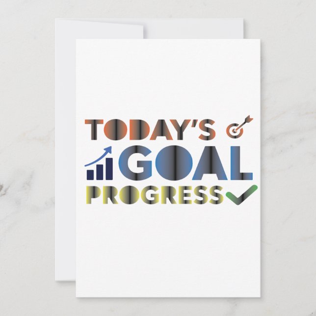 Invitation Progrès de l'objectif du jour (Devant)