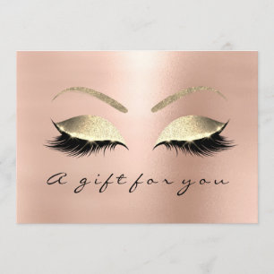 Invitation Prolongation des cils professionnels pour artistes