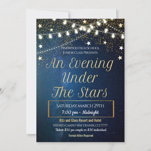  Invitation Prom Dance (Devant)