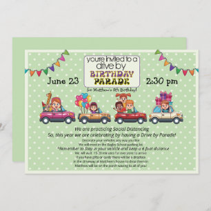 Invitation Promenade d'anniversaire pour enfants