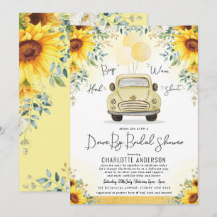 Invitation Promenade De Tournesol D'Été Animée Par Fête des m