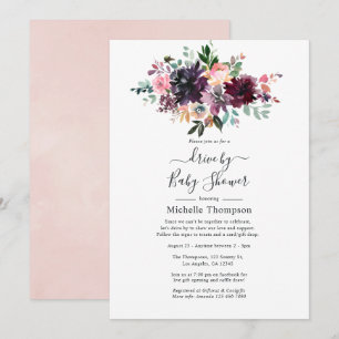 Invitation Promenade de vin de Bordeaux par Baby shower ou nu