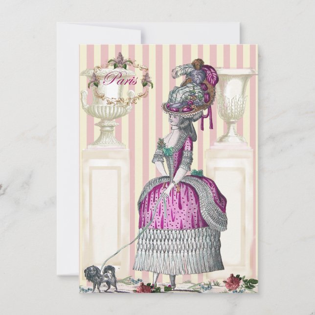 Invitation Promenade matinale sur les Champs-Élysées (Devant)