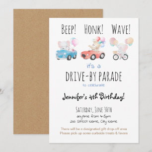 Invitation Promenade par Anniversaire