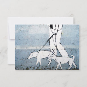 Invitation promeneur de chiens
