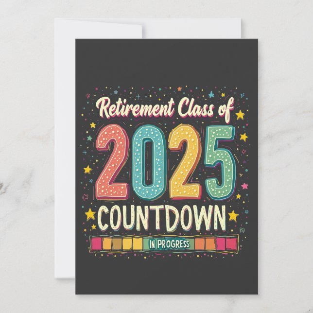 Invitation Promotion de la classe de retraite 2025 en cours d (Devant)