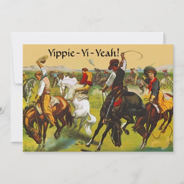 Invitation Promotion @ Groupe de travail Yippie Yi Ouais Invi (Devant)