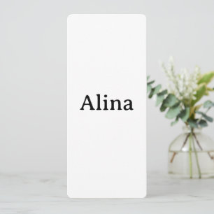 Invitation Promotion simple de la marque arrondie 4" x 9,25"