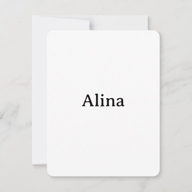 Invitation Promotion Simple de Marque Arrondi 4,25" x 5,5" (Devant)