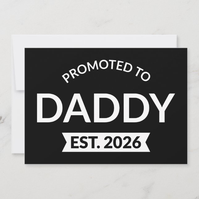 Invitation Promu À Daddy Est. 2026 II (Devant)