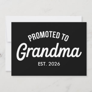 Invitation Promue Grand-mère Estimé 2026 Bientôt Grossesse