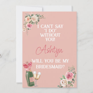 Invitation Proposition Bridesmaid
