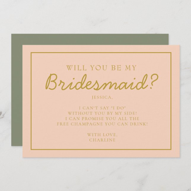 Invitation Proposition d'aide d'État d'écriture rose et rouge (Devant / Derrière)