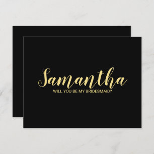 Invitation Proposition d'aide-mémoire de script moderne noir