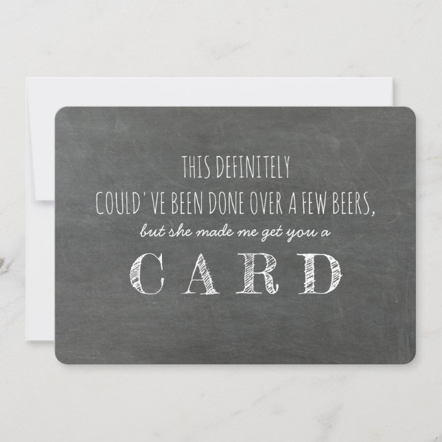 Invitation Proposition de GROOMSMAN amusante (Devant)