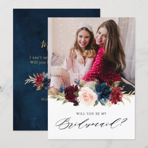 Invitation Proposition de la Bridesmaid Russe Florale de la M