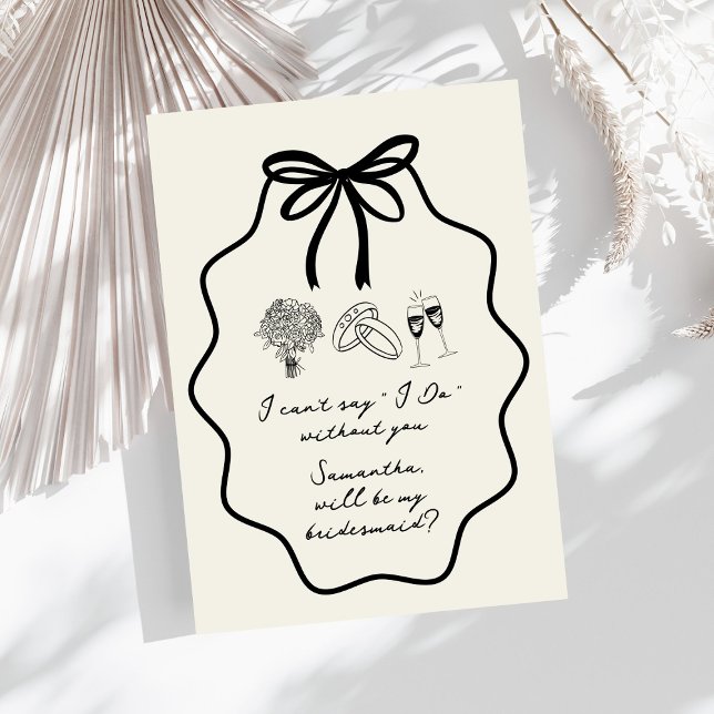 Invitation Proposition de la servante de la main tirée en boi (Créateur téléchargé)