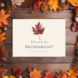 Invitation Proposition de Mariage Bridesmaid pour la crème de