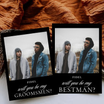 Proposition de mariage du meilleur témoin avec un 