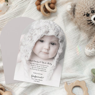 Invitation Proposition de parrainage et marraine Photo Arche