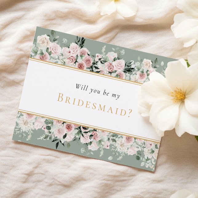 Invitation Proposition du Mariage de l'échelle d'or Dusty Ros (Créateur téléchargé)