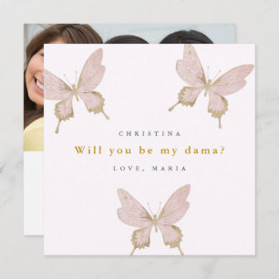 Invitation Proposition Papillon Dama Quinceanera Votre Propre