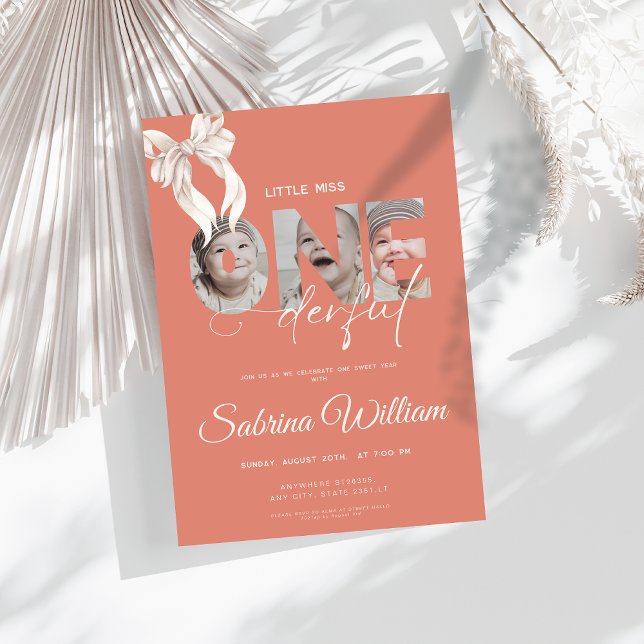 Invitation proue petite miss Onederful 1er anniversaire 3 pho (Créateur téléchargé)