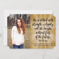 Proverbes 31 Bible chrétienne Verse Photo Graduati
