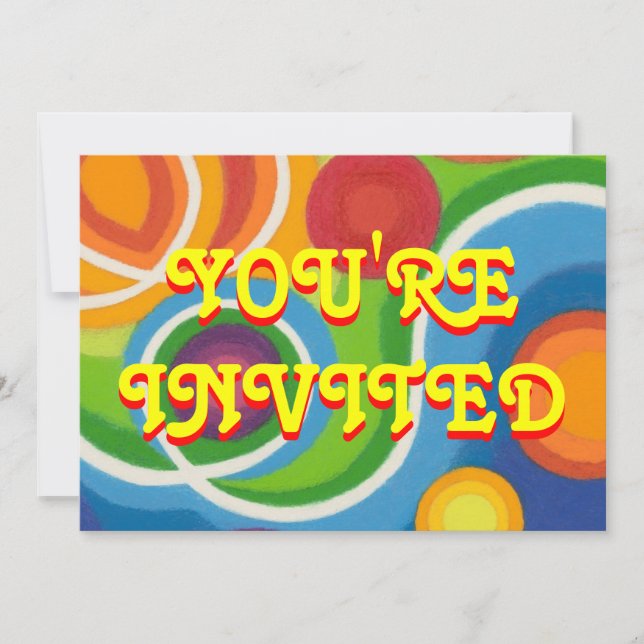 Invitation Psy-cat-delic 'You're Invited' (Devant)