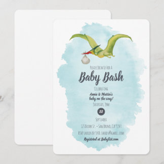 Invitation Ptérodactyle Livreur