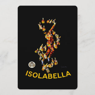 Invitation Publicité pour la liqueur Isolabella de Leonetto C