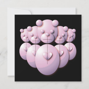 Invitation puissance du panda