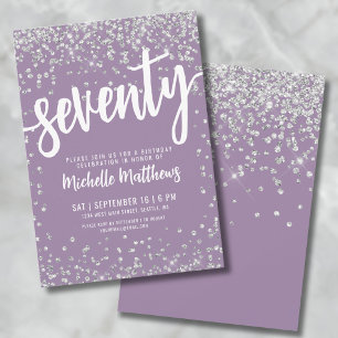 Invitation Purple 70e anniversaire