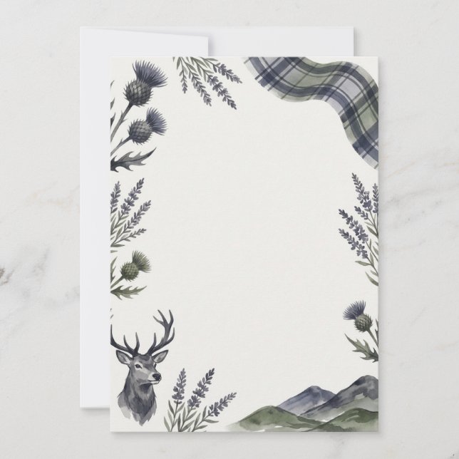 Invitation Purple Celtic Ajoutez Votre Propre Text (Devant)
