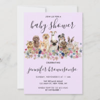 Purple Chien Animal de compagnie Famille Baby show