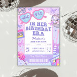 Invitation Purple Disco Dans Mon Anniversaire Anniversaire<br><div class="desc">Purple Disco Dans Mon Anniversaire Anniversaire Invitation Anniversaire</div>