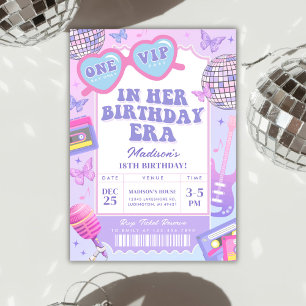 Invitation Purple Disco Dans Mon Anniversaire Anniversaire