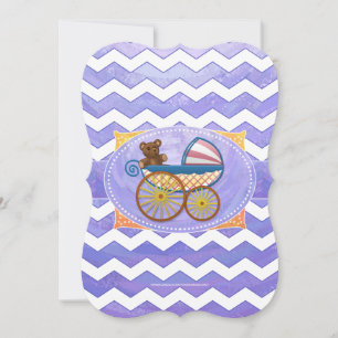 Invitation Purple Sun Baby Stuff