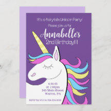 Purple Unicorn Jolie Unicorns Imaginaire Anniversa