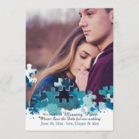 Puzzle Pièces Photo Enregistrer la date Annonce