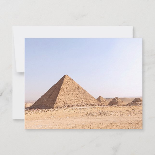 Invitation Pyramides d'Égypte (Devant)