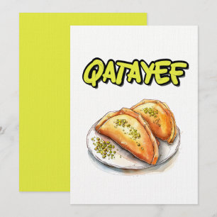 Invitation Qatayef Vibes Only Le dessert de Ramadan OG