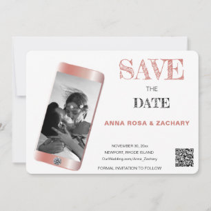 Invitation *~* QR AR6 MARIAGE ENREGISTRER LE rose de téléphon