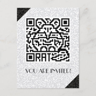 Invitation QR Code le rat