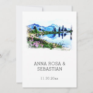 Invitation *~* QR RSVP Florence Italie Firenze AP19 Mariage 