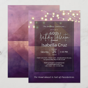Invitation Quadrant Doux   Design Minimaliste