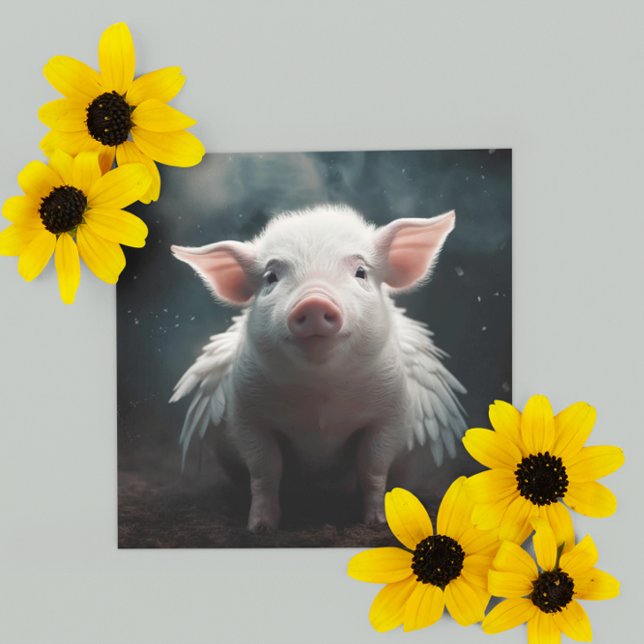 Invitation Quand les porcs volent (Créateur téléchargé)